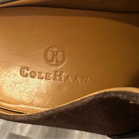 Cole Haan brown suede leather mules size 8.5 - Picture 6 of 7